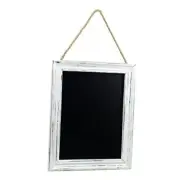 Rustic Wall Hanging Magnetic Chalkboard Signs 14 x 11 inches Distressed White