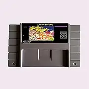 Royal Retro 16 Bit Pocky rocky NTSC Big Gray Game Card For USA Version Game Player