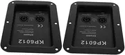 TEMPNAP Speaker Replacement Parts 2 Pcs Terminal Junction Box Jack Plate Iron Alloy for Car/home/audio/stage Speakers Terminal Cup