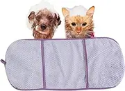 Dgayaeic Quick Dry Towel for Dogs | Dog Microfiber Towel | Pet Bath Washcloth, Ultra Absorbent Microfiber, Comfortable Hand Pockets, Washable, for Pets and Cats
