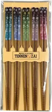 Ishida 67320 Chopsticks Bamboo Japanese Bird Cherry Sakura 5set from Japan