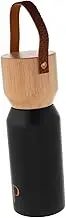 iplusmile Pepper Grinder Spice Grinder Pepper Salt Shakers Seasoning Tool Portable Salt Shaker Grinding Bottle Wooden