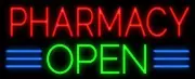 Pharmacy Open 24"x16" Neon Sign Lamp Light Hanging Nightlight Business Beer EY