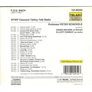 PDQ 巴哈 古典脫口秀 PDQ Bach WTWP Classical Talkity 80295