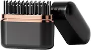 Portable Pocket Size Cordless Hair Straightener Brush with Tip Mini Hot Comb Rechargeable LCD Display USB Travel