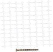 GETAJGHSD Drywall Fixings 100pcs Plastic Expansion Anchor Plugs Nails Hardware Accessories