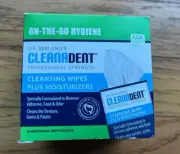 Dr. Berland's Cleanadent Dental Prosthetics Cleansing Wipes Plus Moisturizer