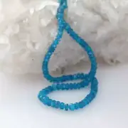APATITE BEADS FACETED 4.5-5.5mm Rondelles NewWorldGems*NewWorldGems