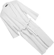 [WRITWAA] Spring Summer Nightgown Bathrobe Cotton Sleep Shirt Women Sleep Shirt Night Dress for Women Hooded Bathrobes for Women Cotton Bathrobe Fleece Robe Shawl Collar Robe Polyester