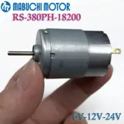 MABUCHI RS-380PH-18200 DC 6V 12V 18V 24V 11900RPM Micro Carbon Brush Mute Motor