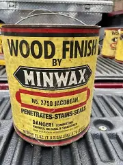 Vintage, Minwax Wood Finish, Penetrates, Stains & Seals, 1 Gal, JACOBEAN 2750