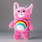 Pink Care Bears Cheer Bear Plush Backpack BNWT