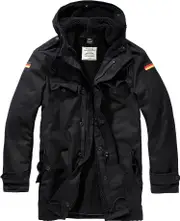 Brandit Parka Flag, textile jacket , color: Black , size: S