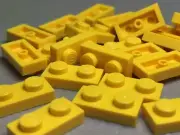 NEW LEGO YELLOW 1X2 PLATES 3023 (Quantity of 25 or 50 pcs) plate parts pieces