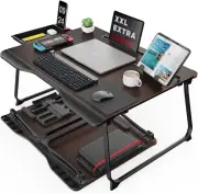 Laptop Desk for Bed, Xx-Large Foldable Bed Tray Table for Eating Breakfast, Wri