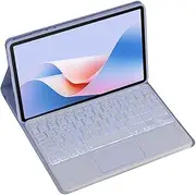 Backlit Keyboard Case Compatible with Oppo Pad SE 11 Inch (2025) Tablet, with Magnetic Removable Wireless Touched Keyboard and Protective Case (Purple)