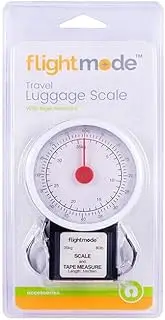 Flightmode Analogue Luggage Scale Travel Luggage Scale 35kg/80lb Hook Measuring with 1m Tape Measure (2)