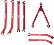 HIKOAN RC Car High Clearance Chassis Links Sets Aluminum Alloy Rod Replacement for 1/24 SCX24 C10 RC Car