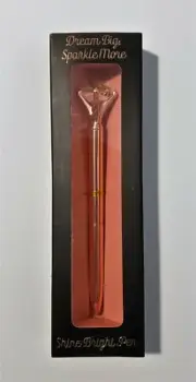 Eccolo Shine Bright Diamond Ballpoint Formal Rose Gold Color Pen
