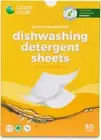 Lucent Globe Dishwashing Detergent Sheets, 80 Washes, Plant-Based, Eco-Friend...