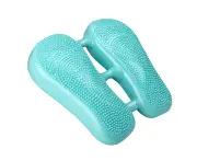 Mini Multifunctional Inflatable Stepper Pvc Massage Dot Exercise Cushion Board For Home Gym Green