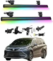 BJOHQ Electric Running Boards Compatible for Toyota Sienna 2021-2025 with Light, SUV, Off-Road & Pickup Trucks - Retractable Truck Steps & Nerf Bars
