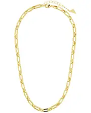 Sterling Forever 14K Plated Elara Bold Paperclip Chain Necklace