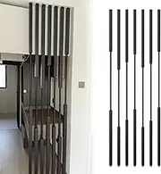 Home Room Dividers, Partition Column for Office, Room Separator Temporary Wall Separation Column, Standing Privacy Screen Post, 5/8/10pcs Separator(10pcs,205cm/81in/6.73ft)