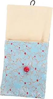 JEWEDECO present Bag Jewelry Pouches Bulk Small Travel Jewelry Pouch Small Jewelry Pouch Jewerly Bags Jewelry Silk Wallet Bag Embroidered Silk Jewelry Pouch Chinese Embroidery Bag Brocade Bag