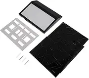 Gatuida 1pc Durable Solar Door Number Light LED Solar Wall Lamp with Light Controlled Induction for Address Display Outside and