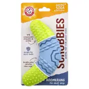 Arm & Hammer, Scrubbies, Dental Toy For Adult Dogs, Boomerang, 1 Toy
