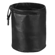 Car Trash Can 0.9 Gallon Foldable Leak-Proof Garbage Organizer, Black