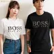 [零碼SALE] BOSS 男版 絨布經典文字LOGO短袖 4047394418765