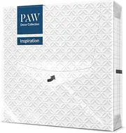 Paw Embossed Napkins 3-Ply (33 x 33 cm) I Pack of 20 I Perfect for Birthdays, Parties, Weddings, Communion, Celebrations I Table Decoration Textured Paper Napkins I Inspiration Modern (White)
