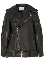 BY Malene Birger Beatrisse Leather Jacket - Black - 14 14