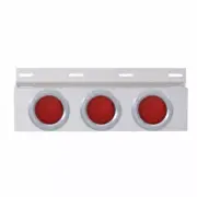 United Pacific 63702 Mud Flap Hanger Mud Flap Plate, Top, Stainless, With