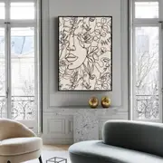 Abstract Boho Art Canvas Wall Art