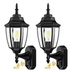 Lamomo Outdoor Wall Sconce, 2 Pack Dusk to Dawn Motion Sensor Light Fixtures,...