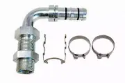 Automotive AC Hose Fitting EZ Clip #8 Male 90 Bulkhead 70R8088