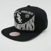 MENS MITCHELL & NESS MLB BIG CHAMP SNAPBACK WHITE SOX 2005 - BLACK