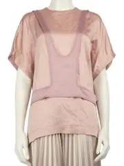 Pink Layered Detail Top