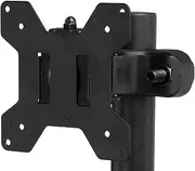 U2860PCM Ø28 -60mm Pole Clamp Mount with Quick Release VESA bracket for LCD monitors/ TVs, Tilt, Pan, Rotate