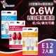 【ADATA威剛】0.6W LED 燭檯燈泡 2入 E12接頭 環保無汞 省電 神明燈