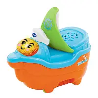 在飛比找Yahoo奇摩購物中心優惠-【Vtech】2合1嘟嘟戲水洗澡玩具系列-微笑帆船