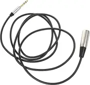 HAMPPLIES 3 Audio Transferring Cable Pin Microphone to Dual XLR Male Adapter Cable for Speakers Durable Cord High Fidelity Plug Play Operation