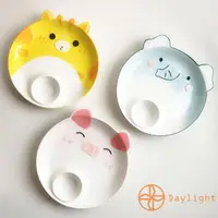 在飛比找momo購物網優惠-【Daylight】動物造型水餃盤-單入1個(水餃盤 水果盤