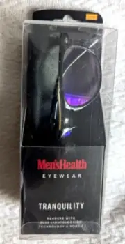 Mens Health Tranquility By DIFF Blue Light Blocking Reading Glasses +1.75