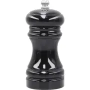 6x Salt & Pepper Mill / Grinder Black Ceramic 115mm Chef Inox Cafe / Restaurant