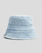 [Ava And Ever] Ava And Ever Women's Orla Bucket Hat in Denim Blue One Size Denim Blue