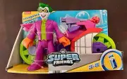 Imaginext DC Super Friends The Joker XL Figure and Laff Cycle Vehicle Set 19047